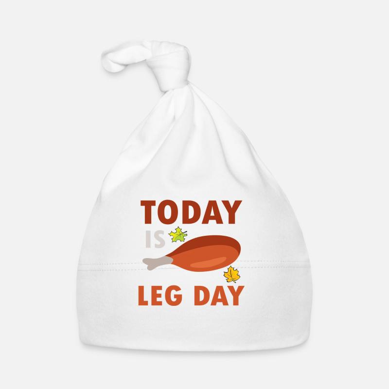 Today is Leg Day Organic Baby Cap