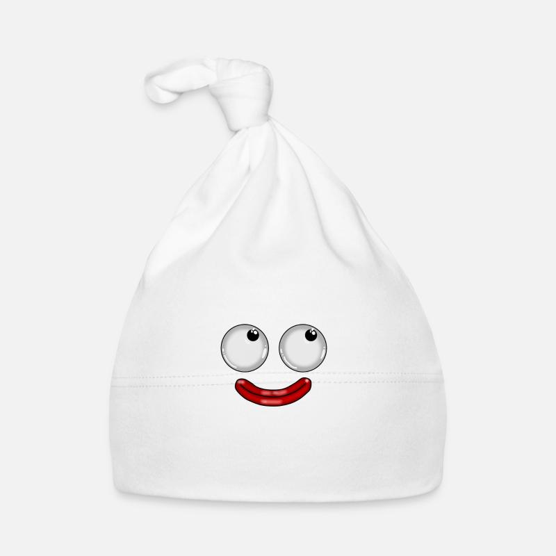 Yeux de bande dessinée Bonnet bio Bébé