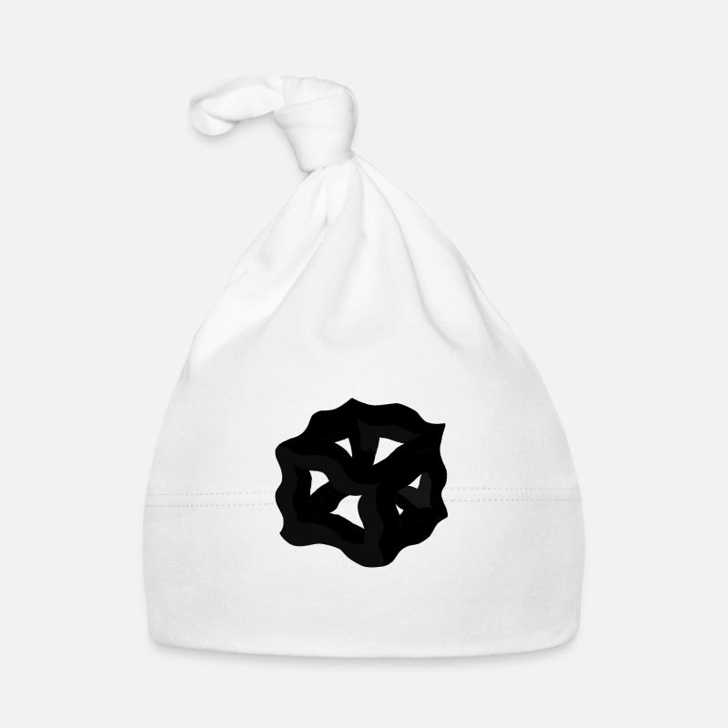 Cube de rêve ou Cube de Platon Noir Bonnet bio Bébé