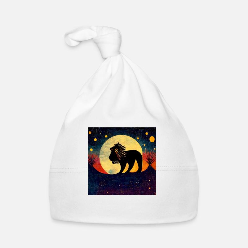 Leo in the moonlight Organic Baby Cap