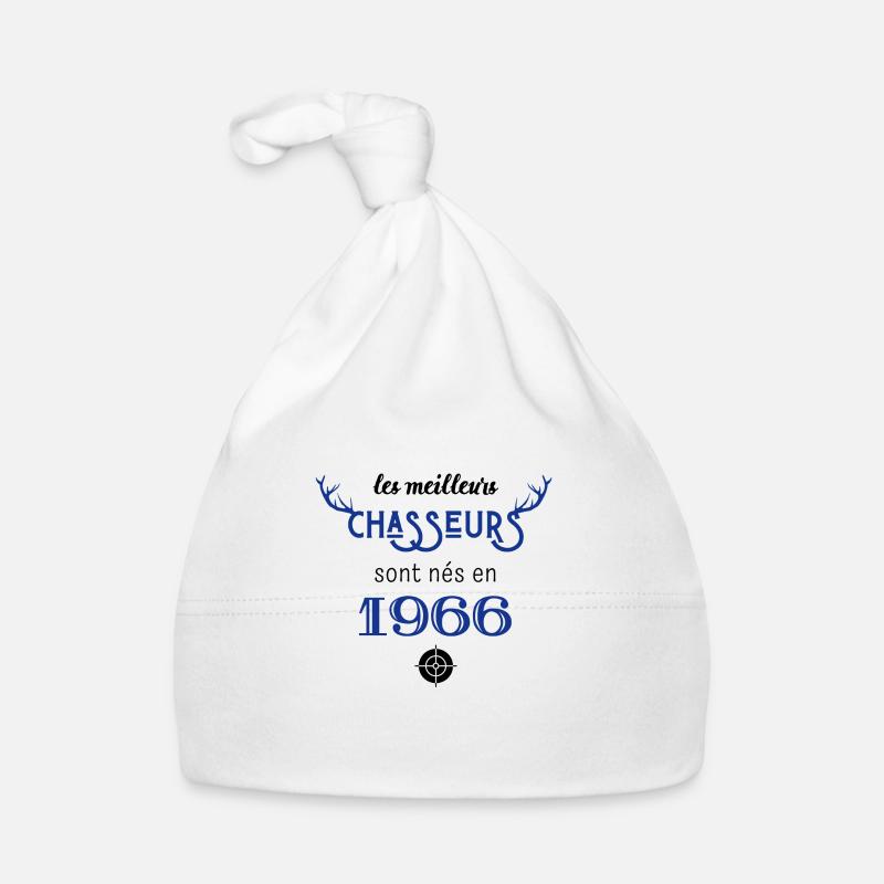 Anniversaire chasseur 1966 Bonnet bio Bébé
