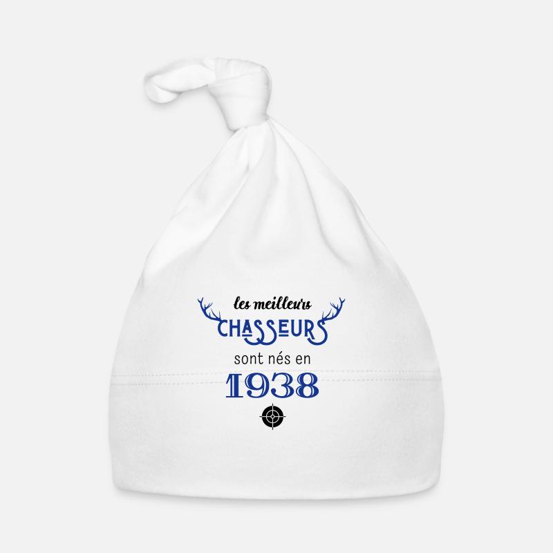 Anniversaire chasseur 1938 Bonnet bio Bébé