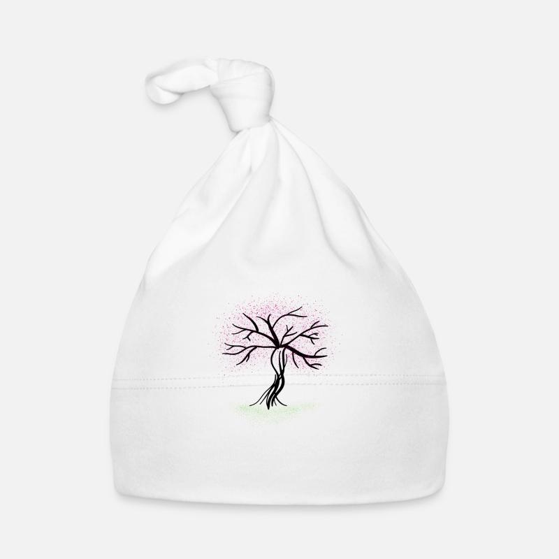 Autumn Tree Organic Baby Cap