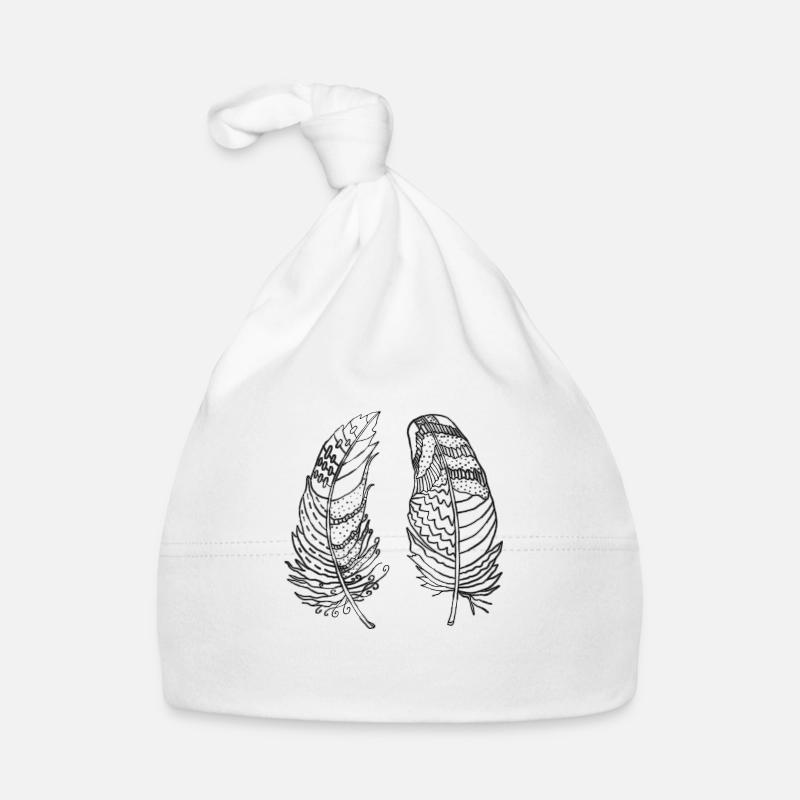 Feder Baby Bio-Mütze