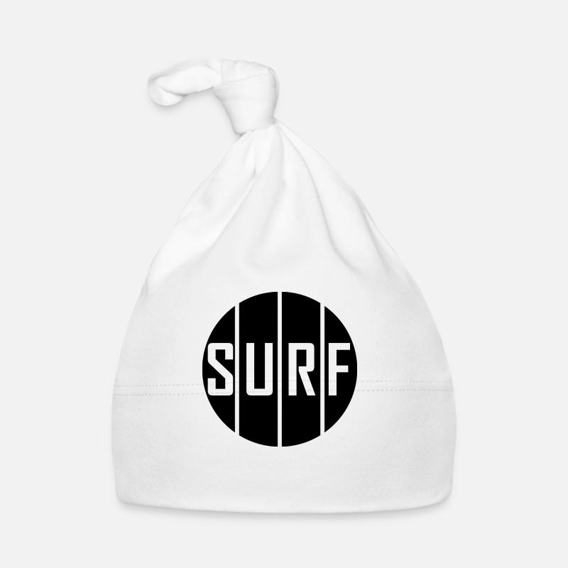 Motif de surf pour le loisir de surf Bonnet bio Bébé