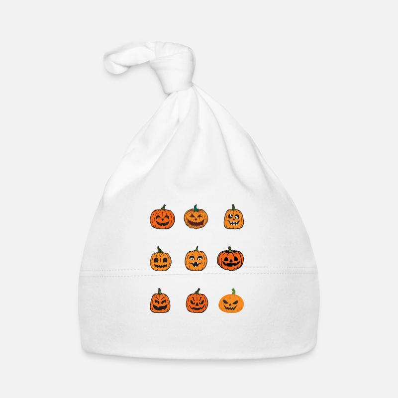 Citrouille d’Halloween Bonnet bio Bébé