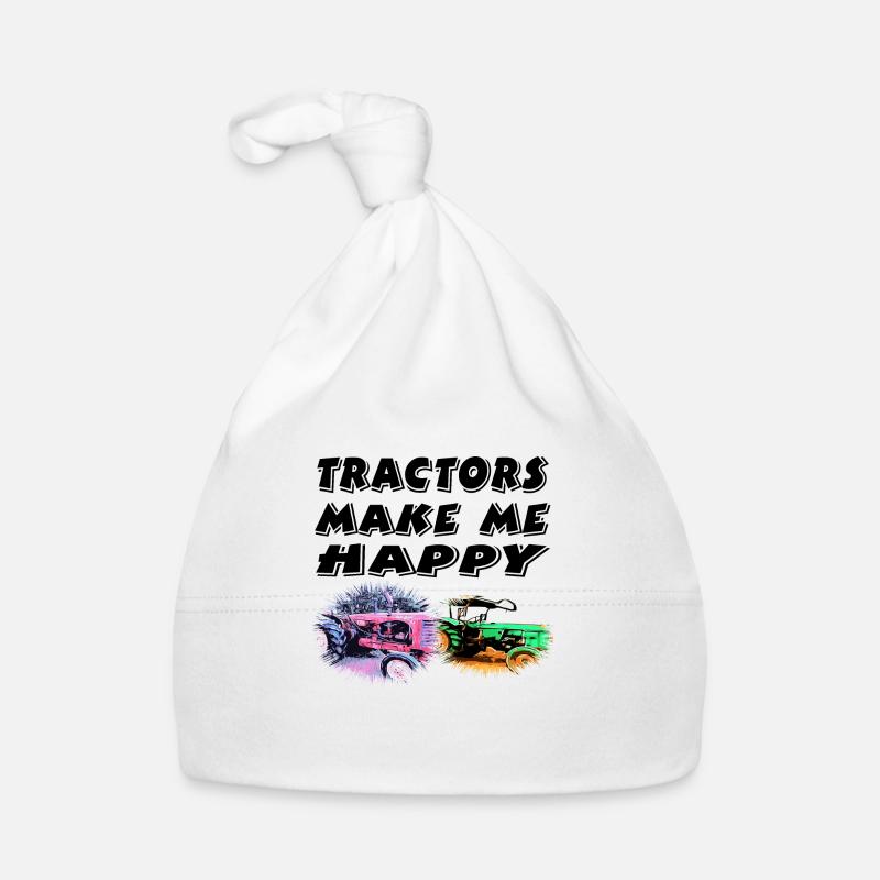 Traktor Baby Bio-Mütze