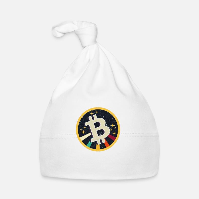 Bitcoin logo Bonnet bio Bébé