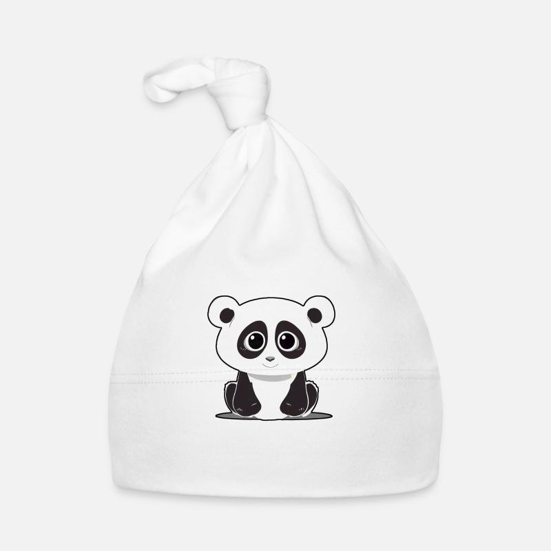 adorable Panda Organic Baby Cap