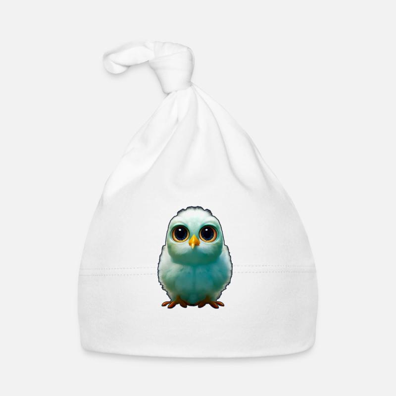 petit poussin bleu Bonnet bio Bébé