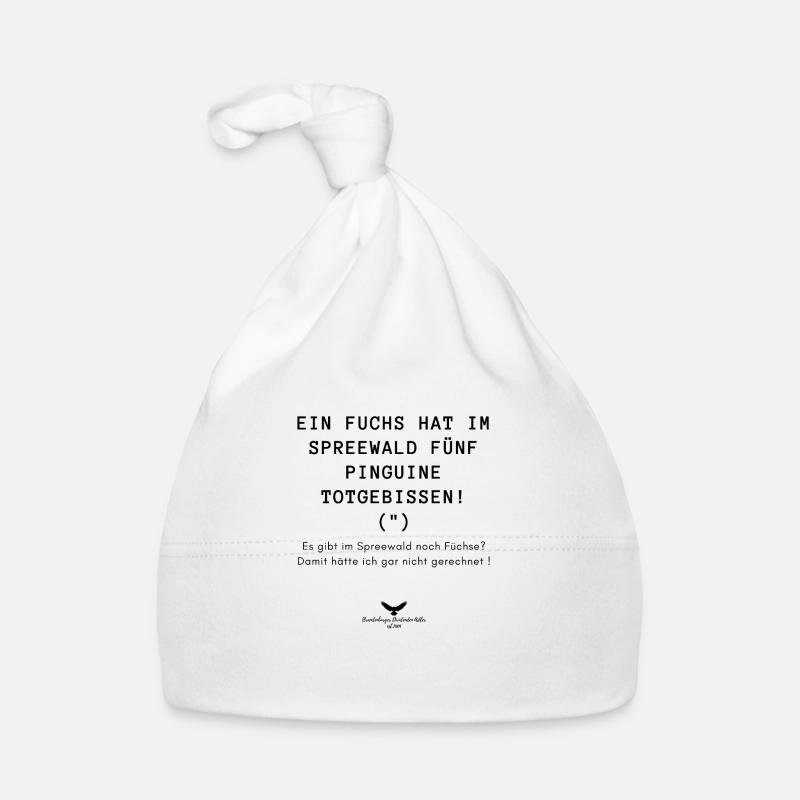 Spreewald Pinguine vs. Fuchs Baby Bio-Mütze