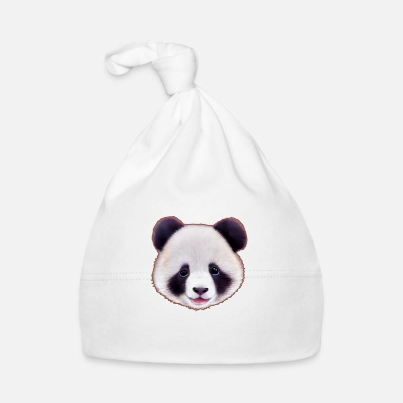 Panda 4 Baby Bio-Mütze