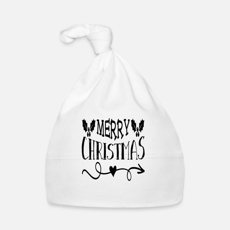 Merry Christmas Baby Bio-Mütze