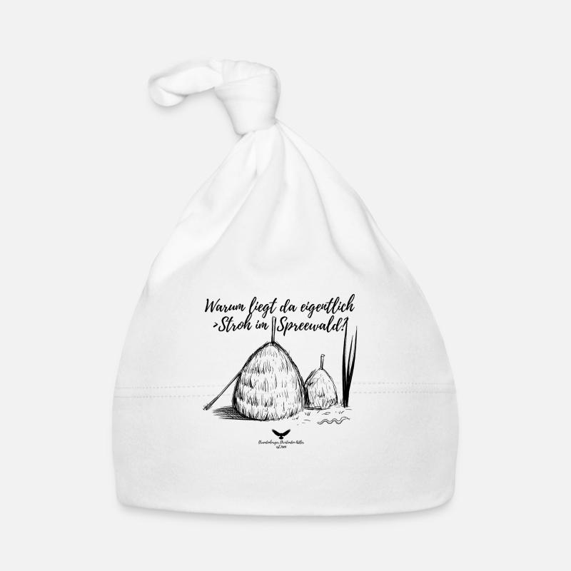 Spreewald Warum liegt da eigentlich Stroh? Baby Bio-Mütze