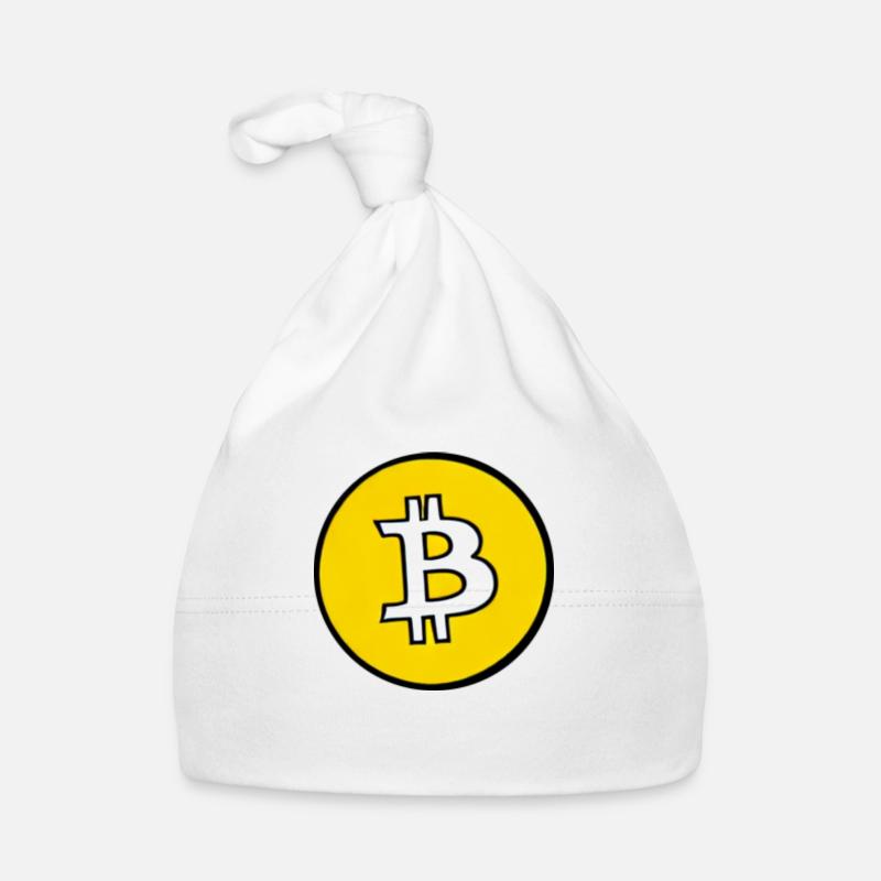 Bitcoin Crypto Currency Nouvelle vie virtuelle 5 Bonnet bio Bébé