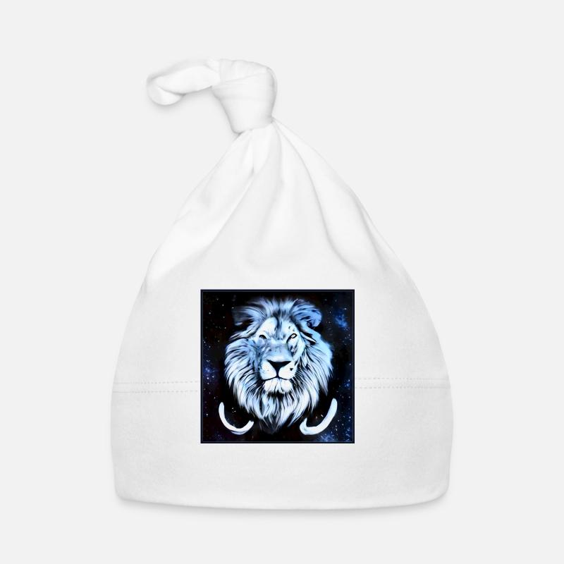 SURREAL LION 6 Organic Baby Cap