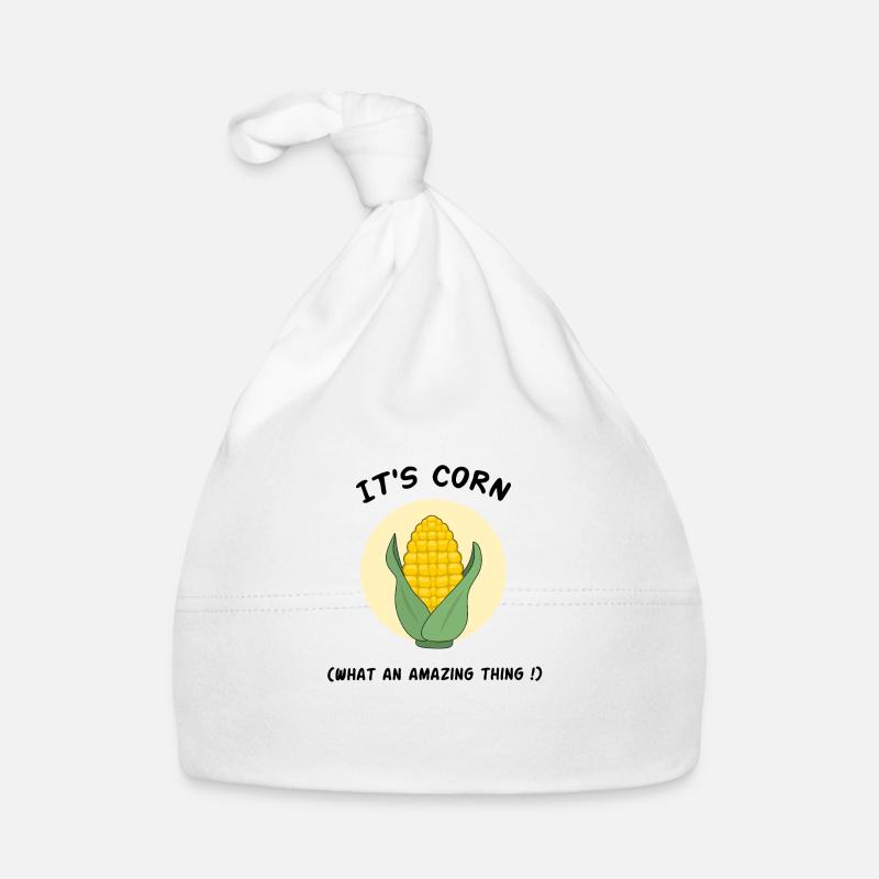 It's corn, what an amazing thing ! CEO of corn mem Organic Baby Cap