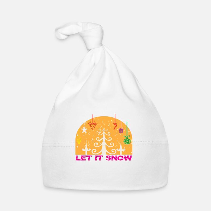 Let it Snow Baby Bio-Mütze
