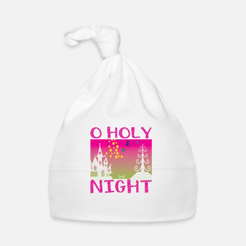 O Holy Night Organic Baby Cap