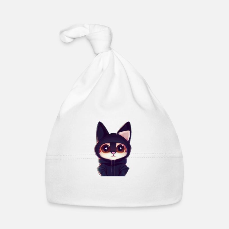 Chat mignon 2 Bonnet bio Bébé