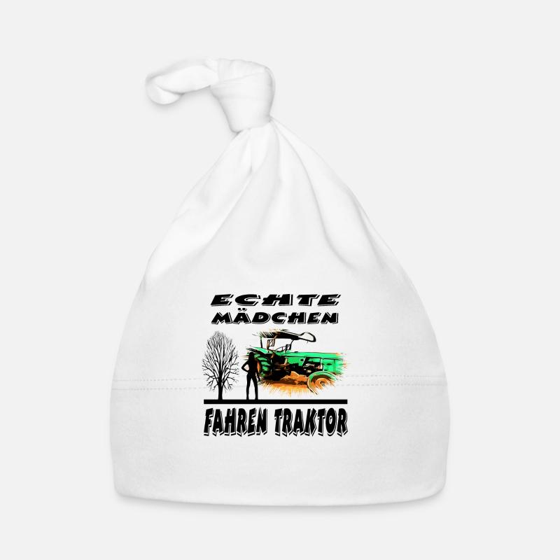 Traktor Baby Bio-Mütze