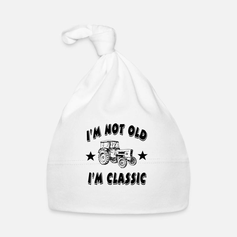 Tractor Organic Baby Cap