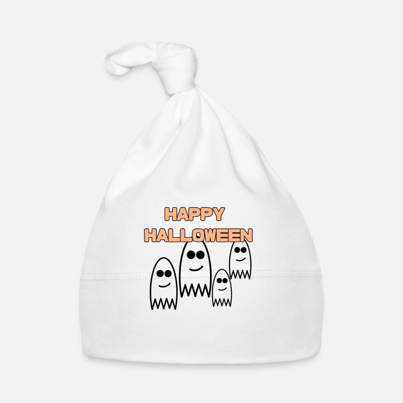 Halloween - Ghost Organic Baby Cap