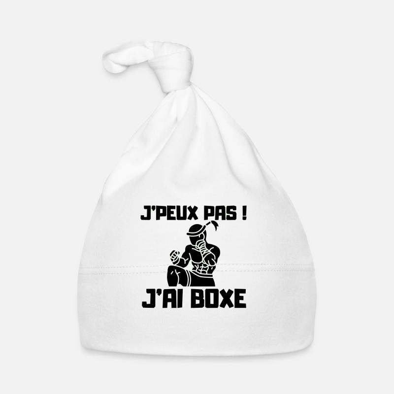 JPEUX PAS JAI BOXETHAI - Bonnet bio Bébé - blanc