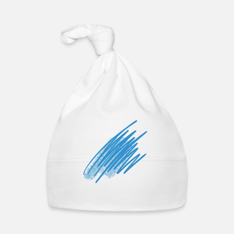 Farbe Klecks Spritzer Maler Geschenk bunt paint Baby Bio-Mütze