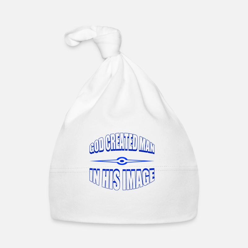 God Created Man Organic Baby Cap