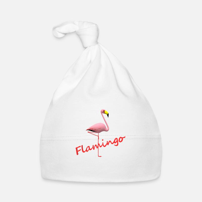 Flamingo Tier süss hübsch chic niedlich schön Baby Bio-Mütze