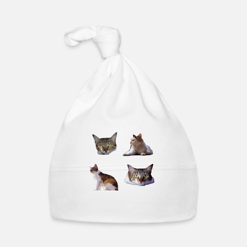 Kitties cats Cool and cute sticker pack Organic Baby Cap