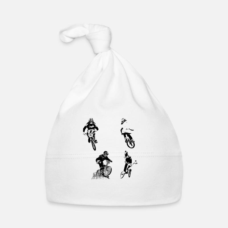 BMX Race sticker pack Organic Baby Cap