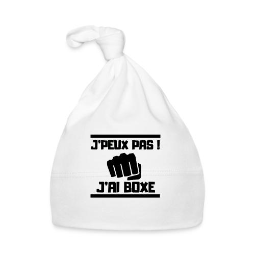J PEUX PAS J AI BOXE - Bonnet bio Bébé