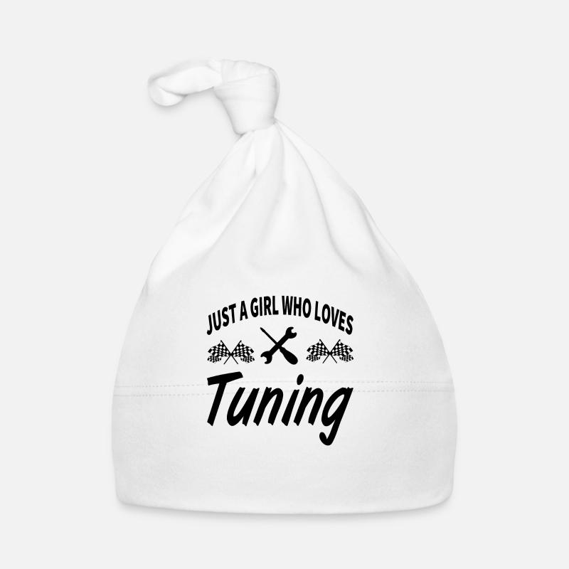 Car - Organic Baby Cap - white