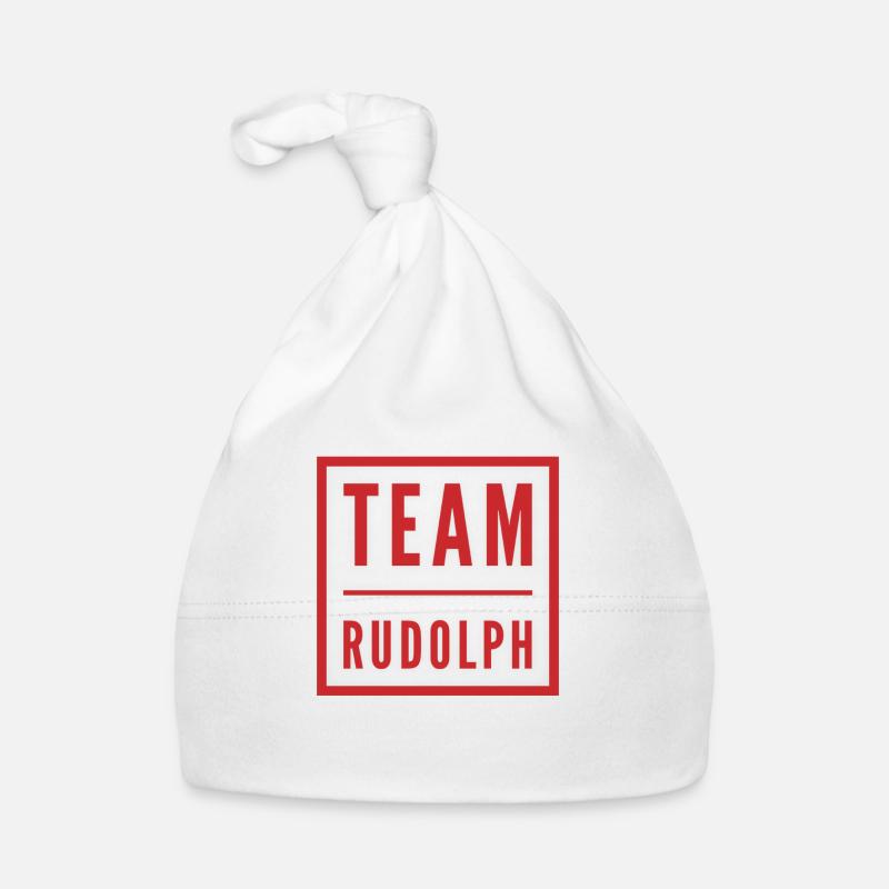 TEAM RUDOLPH Noël Joyeux Noël X-Mas : ) Bonnet bio Bébé