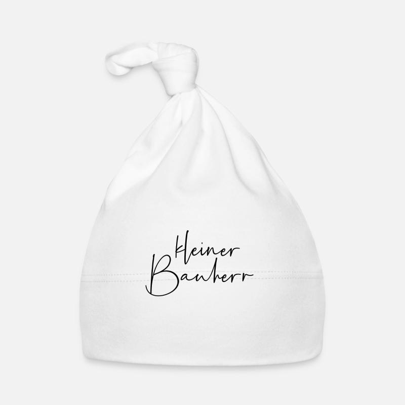 Kleiner Bauherr Baby Bio-Mütze