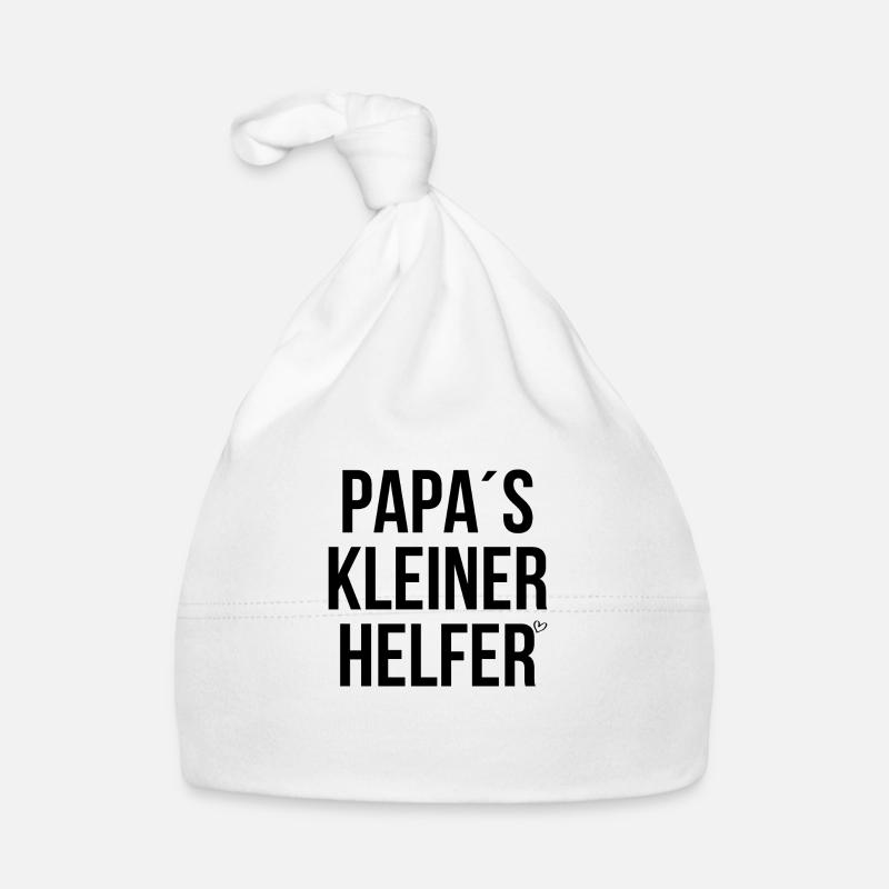 Papas kleiner Helfer Baby Bio-Mütze