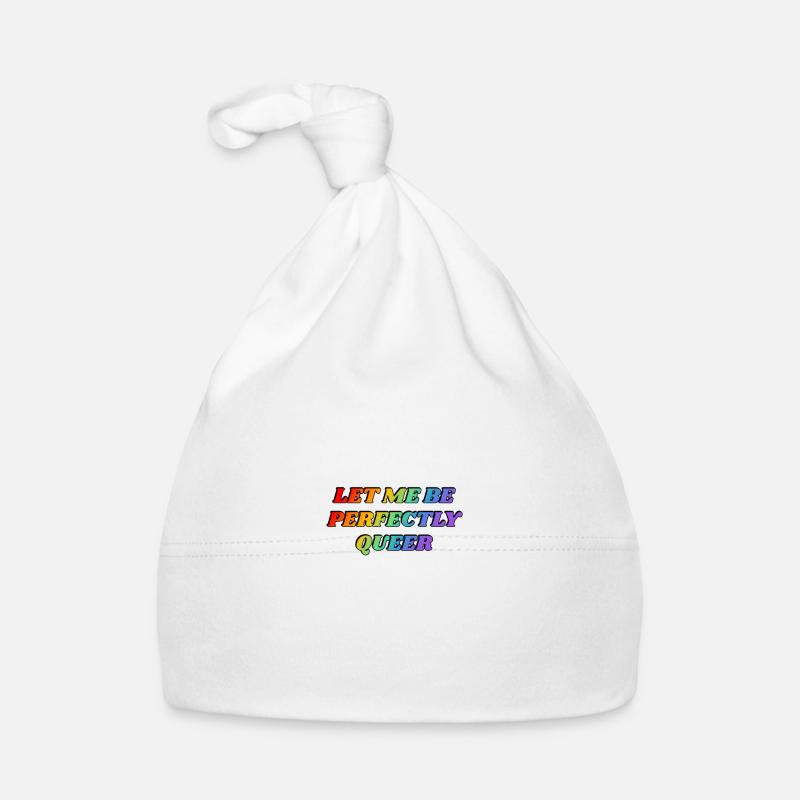 Laisse-moi être parfaitement queer - arc-en-ciel Bonnet bio Bébé