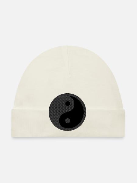 Jing-Jang - Baby Bio-Mütze - Weiß - Vorne