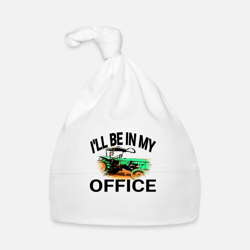Tractor Organic Baby Cap
