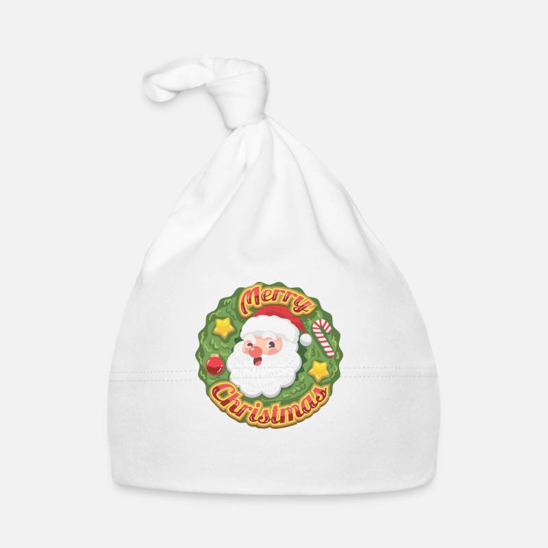 Frohe Weihnachten Baby Bio-Mütze