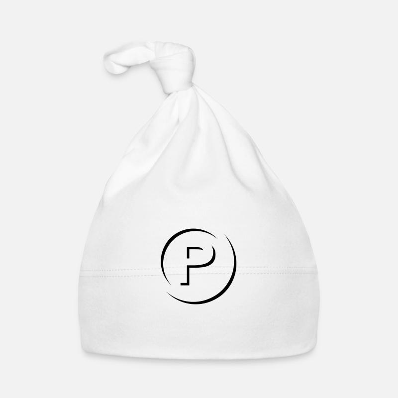 Phono Domains - Organic Baby Cap - white