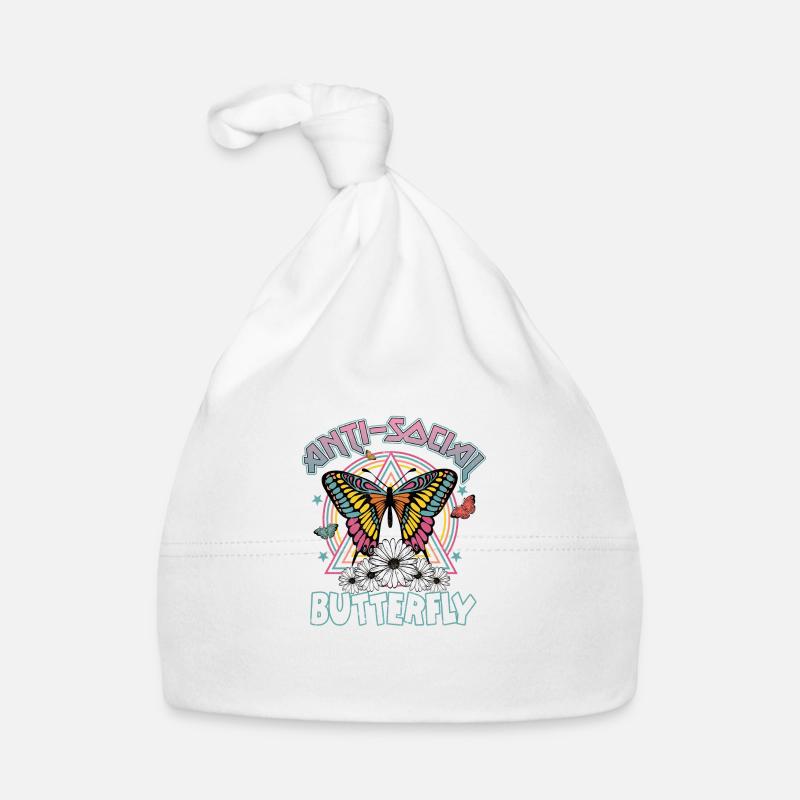 Papillon antisocial Bonnet bio Bébé