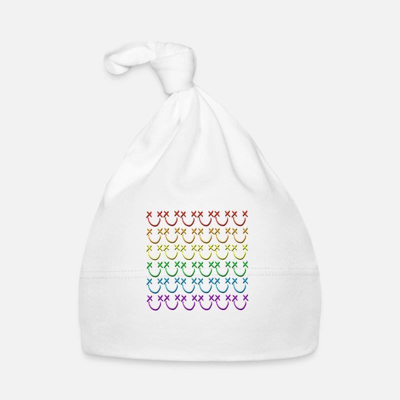 Louismiley Rainbow Baby Bio-Mütze