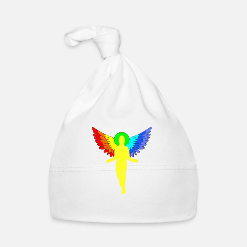 Homme-Ange - Bonnet bio Bébé - blanc
