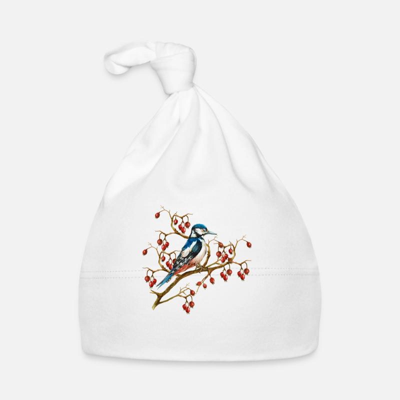 Oiseau coloré Bonnet bio Bébé