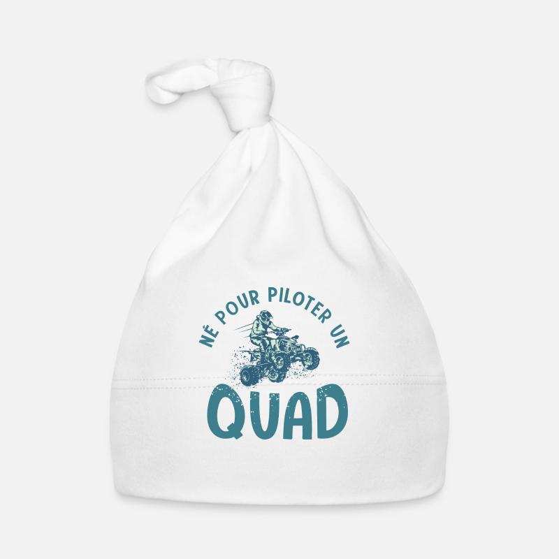 Quad né pour quad atv quad quad Bonnet bio Bébé