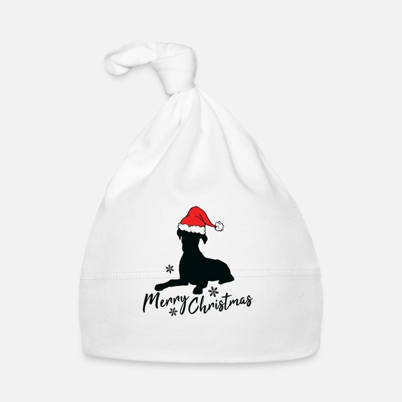 Joyeux boxer de Noël Bonnet bio Bébé