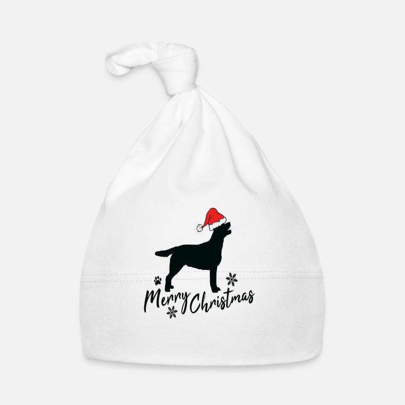 Joyeux Noël Labrador Bonnet bio Bébé